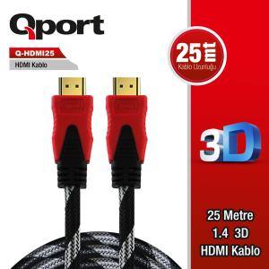 ALTIN UCLU 25M HDMI KABLO Q-HDMI25