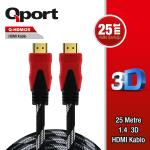 ALTIN UCLU 25M HDMI KABLO Q-HDMI25