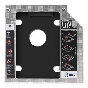 2.5" HDD/SSD UYUMLU ÇEVİRİCİ 9.5" OPTİK SATA KIZAK Q-HDK9