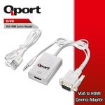 (Q-VH) VGA TO HDMI ÇEVİRİCİ + SES KABLOSU