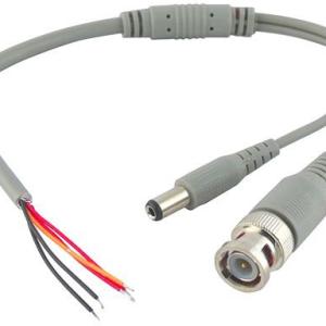 BNC + POWER JACK TEK KABLO 1 ADET