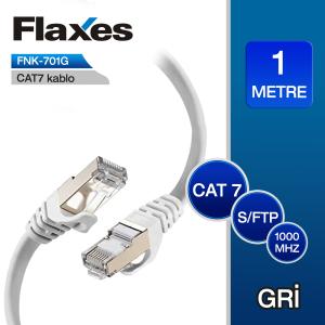 CAT7 1M S/FTP PATCH KABLO GRİ FNK-701G