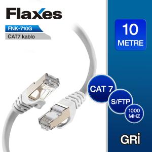 CAT7 10M S/FTP PATCH KABLO GRİ FNK-710G