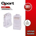 Q-J650 CAT6 50 ADET RJ-45 KONNEKTÖR