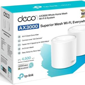 Deco X50 (2-pack) AX3000 Whole Home Mesh Wi-Fi 6 System Router