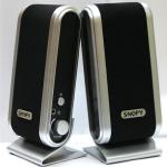 SN-820 2.0 Siyah/Gümüş Usb Lcd İnce Tasarım Hoparlör