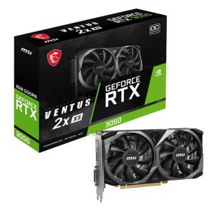 GEFORCE RTX3050 VENTUS 2X XS 8G OC GDDR6 HDMI DP DVI 128Bit EKRAN KARTI