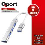 Q-UC204 USB TO 4 PORT METAL USB ÇOKLAYICI