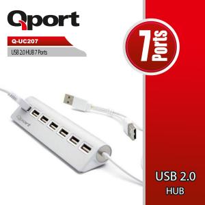 Q-UC207 7 PORT METAL USB ÇOKLAYICI