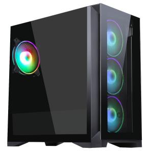 750W 80+ BRONZE USB3.0 4x12cm RGB FAN PENCERELI ATX BİLGİSAYAR KASASI FC-9450G