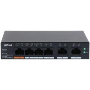 CS4006-4ET-60 4 Port Yönetilebilir PoE Switch