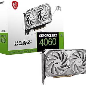 GEFORCE RTX 4060 VENTUS 2X WHITE 8G OC 8GB GDDR6X HDMI DP 128BİT EKRAN KARTI