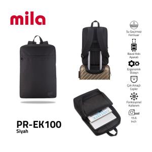 Mila 15.6 inch Uyumlu Mila serisi Macbook Laptop Sırt Çantası PR-EK100