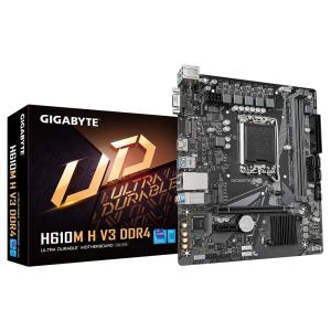 H610M H V3 DDR4 Intel H610 Soket 1700 DDR4 3200MHz mATX Gaming 64GB Anakart