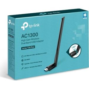 Archer T3U Plus AC 1300Mbps High Gain Wireless Dual Band USB Adapter