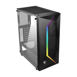 MSI MAG VAMPIRIC 100L TEMPERLI CAM 1X120MM PSU YOK GAMING SİYAH KASA