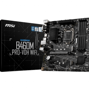 MSI B460M PRO-VDH WIFI DDR4 2933MHZ 1XVGA 1XDVI 2XM.2 USB 3.2 MATX 1200P