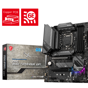 MSI B560 TOMAHAWK WIFI DDR4 5066MHZ 1XHDMI 1XDP 3XM.2 USB 3.2 ATX 1200P