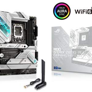 ASUS ROG STRIX Z690-A GAMING WIFI D4 DDR4 5333MHZ 1XHDMI 1XDP 4XM.2 USB 3.2 ATX 1700P (12.VE 13.NESİL İŞLEMCİ İLE UYUM