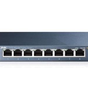 TP-LINK TL-SG108 8 PORT GIGABIT METAL KASA SWITCH