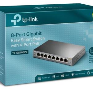 TP-LINK TL-SG108PE 8 PORT GIGABIT 4 POE SWITCH