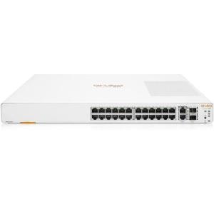 HPE ARUBA ION JL806A 24 PORT GIGABIT + 2X10GBSFP /2X10GB RJ45 UPLINK YÖNETİLEBİLİR RACKMOUNT SWITCH