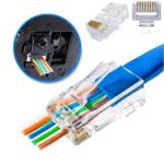 SENSEI EZRJ45 CAT5/6 AÇIK UÇLU SOKET RJ45 KONNEKTOR 100 LU PAKET