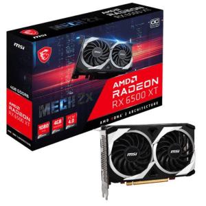 MSI RADEON RX6500XT MECH 2X 4G OC 4GB GDDR6 64BIT 1XHDMI 1XDP EKRAN KARTI