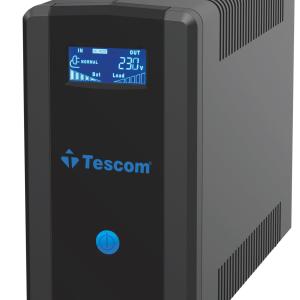 TESCOM LEO+ 1200VA 1F/1F (2X7AH) 5/10DK LCD LINE INTERAKTIF UPS