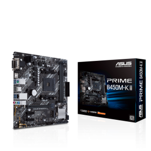 ASUS PRIME B450M-K II DDR4 4400MHZ 1XVGA 1XHDMI 1XDVI 1XM.2 USB 3.2 MATX AM4 (2. VE 1.NESİL İŞLEMCİ UYUMLU)