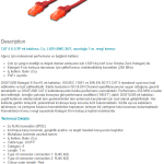 DIGITUS DK-1617-010/R 1M CAT6 26/7 AWG CU LSZH KRM