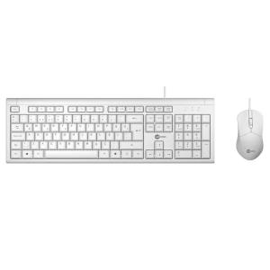 LENOVO LECOO USB KABLOLU TÜRKÇE Q KLAVYE MOUSE SET BEYAZ CM101-B