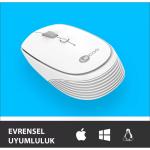 LENOVO LECOO USB OPTİK KABLOSUZ MOUSE BEYAZ WS202-B