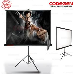 200x200 AYAKLI PROJEKSİYON TRIPOD PERDE TX-20