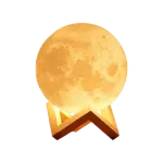 Moon Light Standlı Pilli Ay Lamba